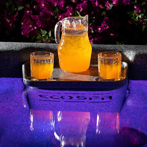 Eco Spa Elite San Diego hot tub drink trays